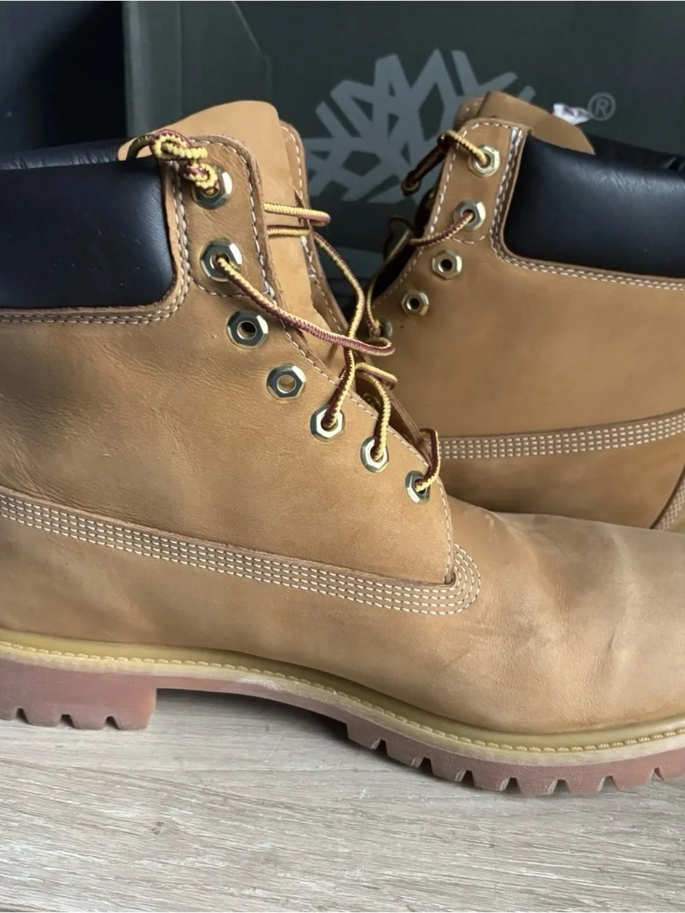 Timberland Tan Leather Premium Boots EX Size 13 M Primaloft 400 Gram Retro